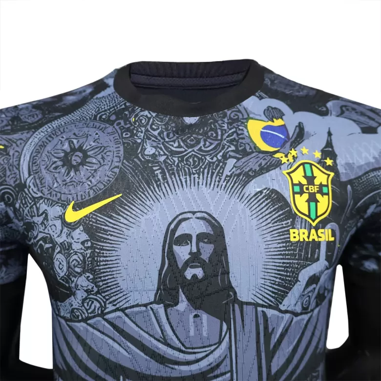 Authentic Soccer Jersey Brazil Jesus Shirt 2024 - bestsoccerstore