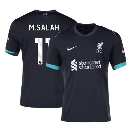 M.SALAH #11 Liverpool Soccer Jersey Away Custom Shirt 2024/25 - bestsoccerstore