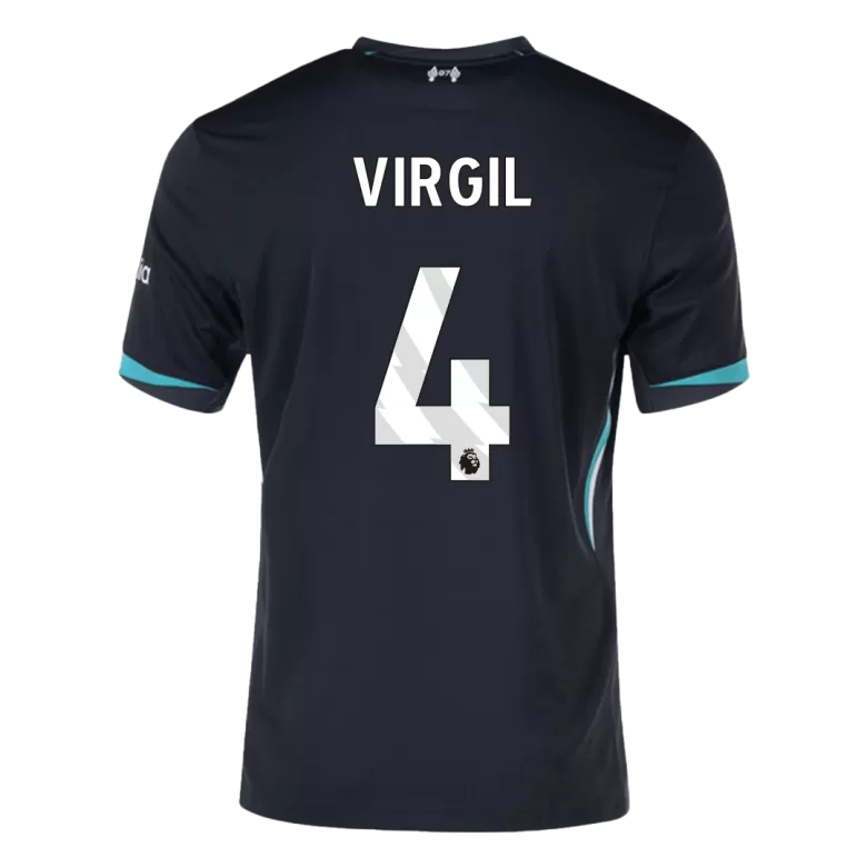 VIRGIL #4 Liverpool Soccer Jersey Away Custom Shirt 2024/25 - bestsoccerstore