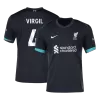 Liverpool Jersey Custom VIRGIL #4 Soccer Jersey Away 2024/25 - bestsoccerstore