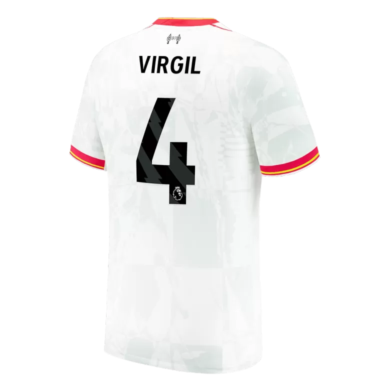 VIRGIL #4 Liverpool Soccer Jersey Third Away Custom Shirt 2024/25 - bestsoccerstore