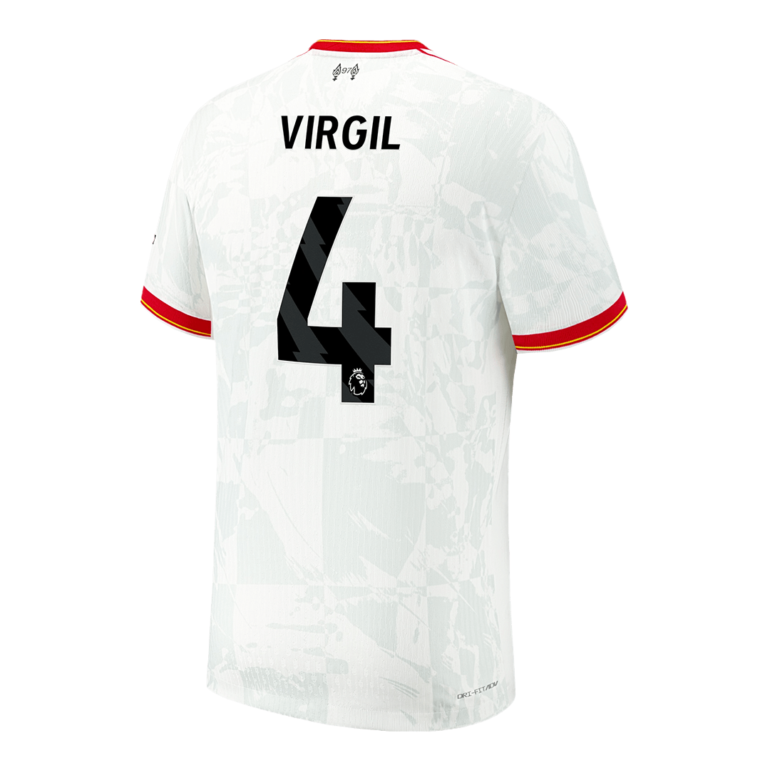 Liverpool VIRGIL #4 Custom Player Version Third Away Soccer Jersey