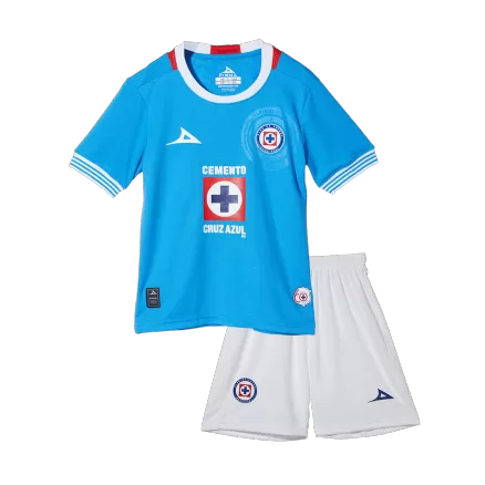 Kids Cruz Azul Home Soccer Kits 2024/25 - bestsoccerstore