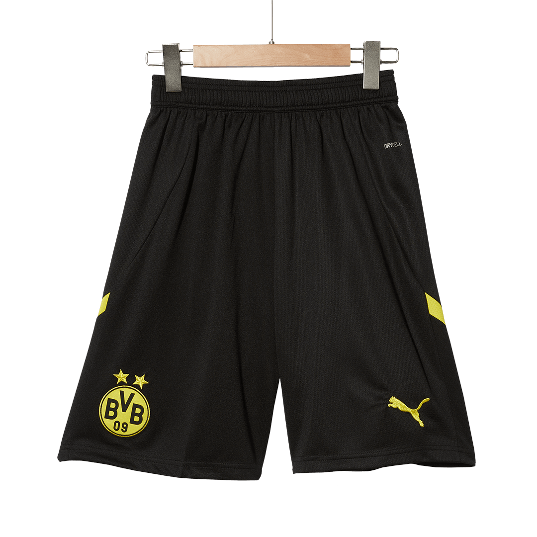 Borussia Dortmund Soccer Shorts Custom Home - bestsoccerstore