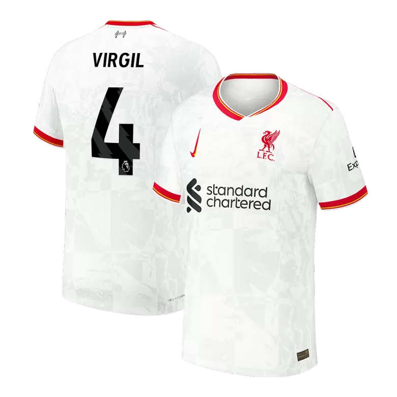 Authentic VIRGIL #4 Soccer Jersey Liverpool Third Away Shirt 2024/25 - bestsoccerstore