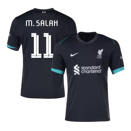 Liverpool Jersey Custom M.SALAH #11 Soccer Jersey Away 2024/25 - UCL - bestsoccerstore