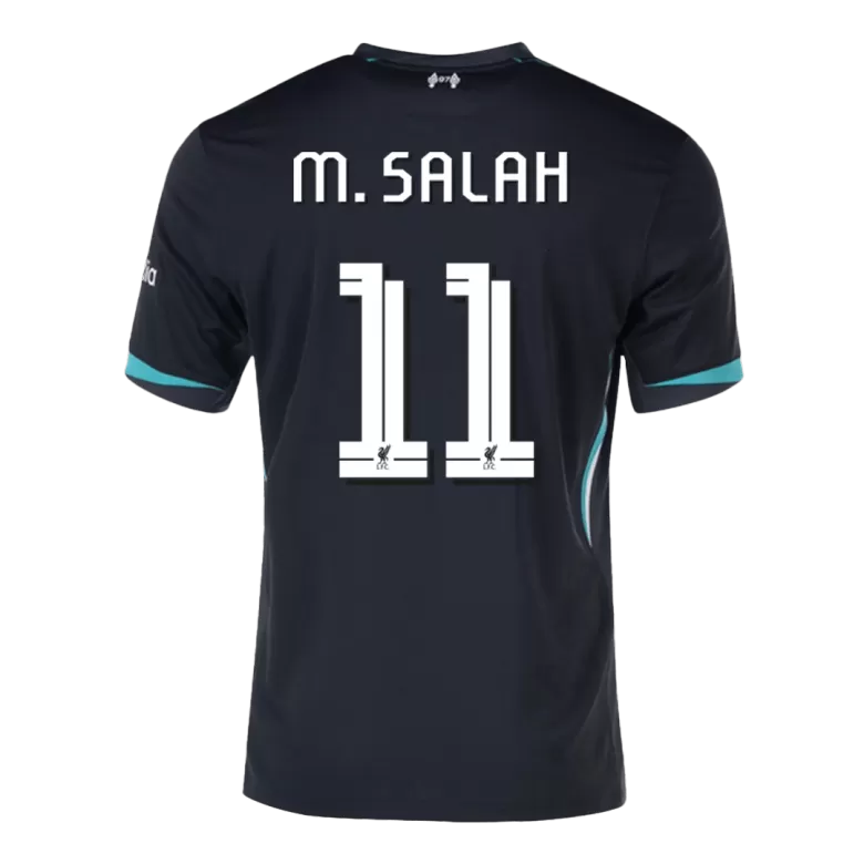Liverpool Jersey Custom M.SALAH #11 Soccer Jersey Away 2024/25 - UCL - bestsoccerstore