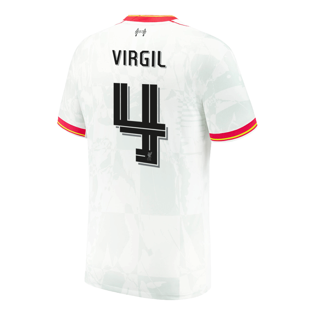 Liverpool VIRGIL #4 Soccer Jersey Third Away Custom Shirt - UCL
