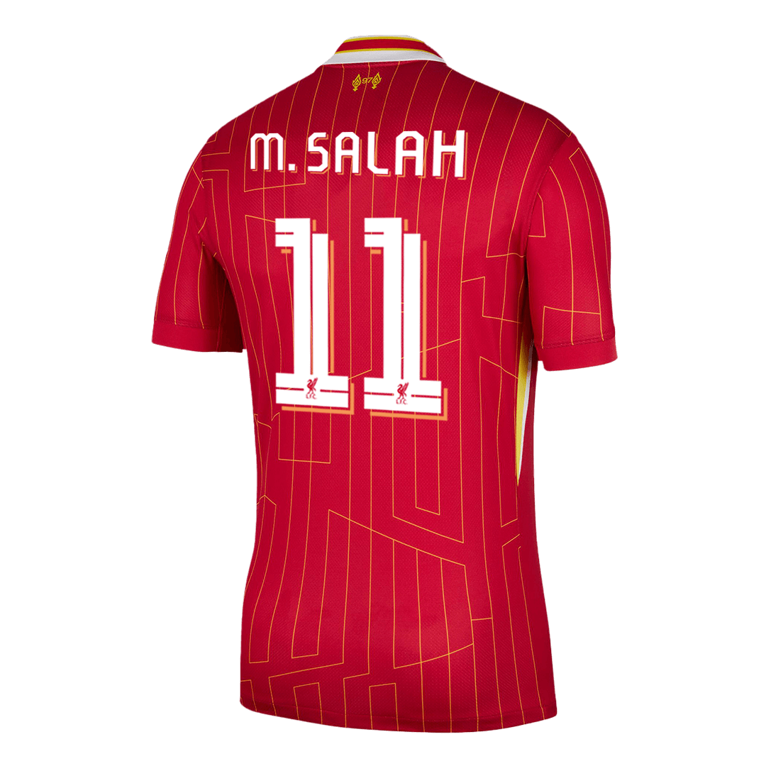 M.SALAH #11 Liverpool Soccer Jersey Home Custom Shirt - UCL - bestsoccerstore