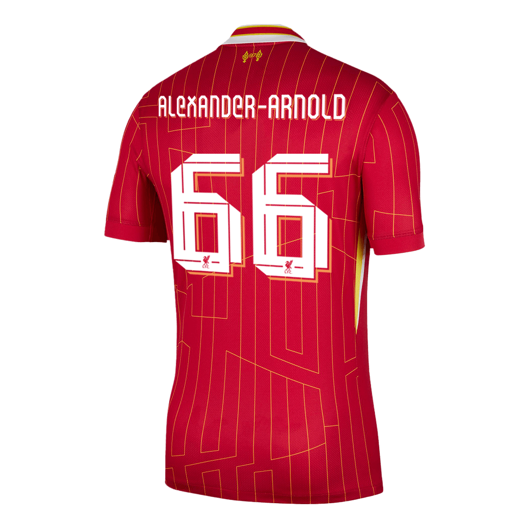 ALEXANDER-ARNOLD #66 Liverpool Soccer Jersey Home Custom Shirt - UCL - bestsoccerstore