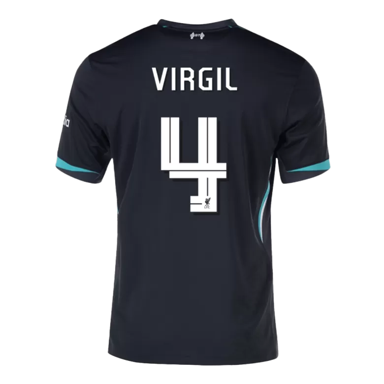 VIRGIL #4 Liverpool Soccer Jersey Away Custom Shirt 2024/25 - UCL - bestsoccerstore