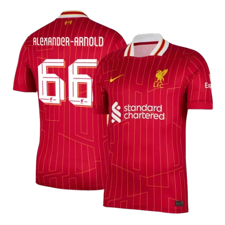 Liverpool Jersey Custom ALEXANDER-ARNOLD #66 Soccer Jersey Home 2024/25 - UCL - bestsoccerstore