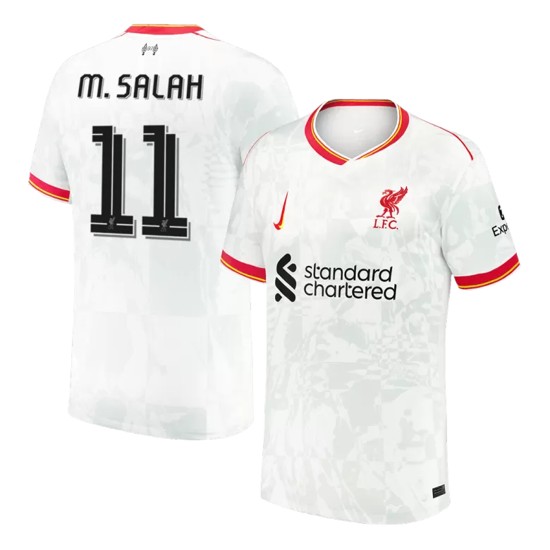 M.SALAH #11 Liverpool Soccer Jersey Third Away Custom Shirt 2024/25 - UCL - bestsoccerstore