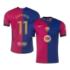 Authentic RAPHINHA #11 Soccer Jersey Barcelona Home Shirt 2024/25 Spotify Logo Without Text - bestsoccerstore