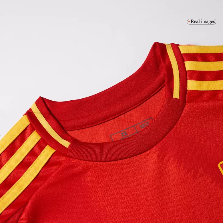 Kids Spain Custom Home Soccer Kits 2024 - bestsoccerstore