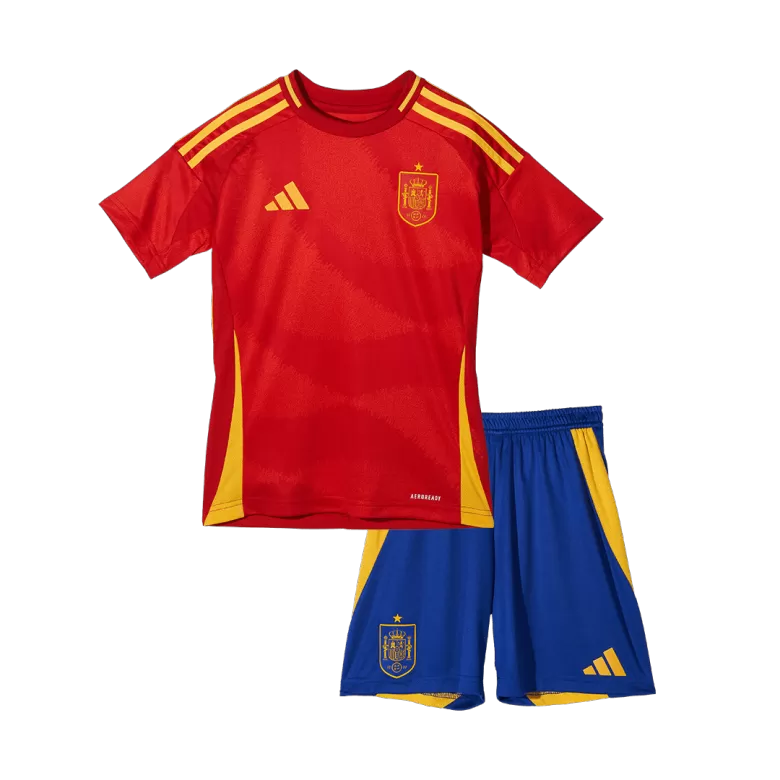 Kids Spain Custom Home Soccer Kits 2024 - bestsoccerstore