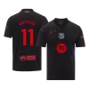 RAPHINHA #11 Barcelona Soccer Jersey Away Custom Shirt 2024/25 Spotify Logo Without Text - bestsoccerstore