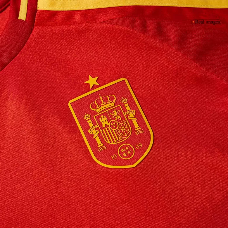 Kids Spain Custom Home Soccer Kits 2024 - bestsoccerstore