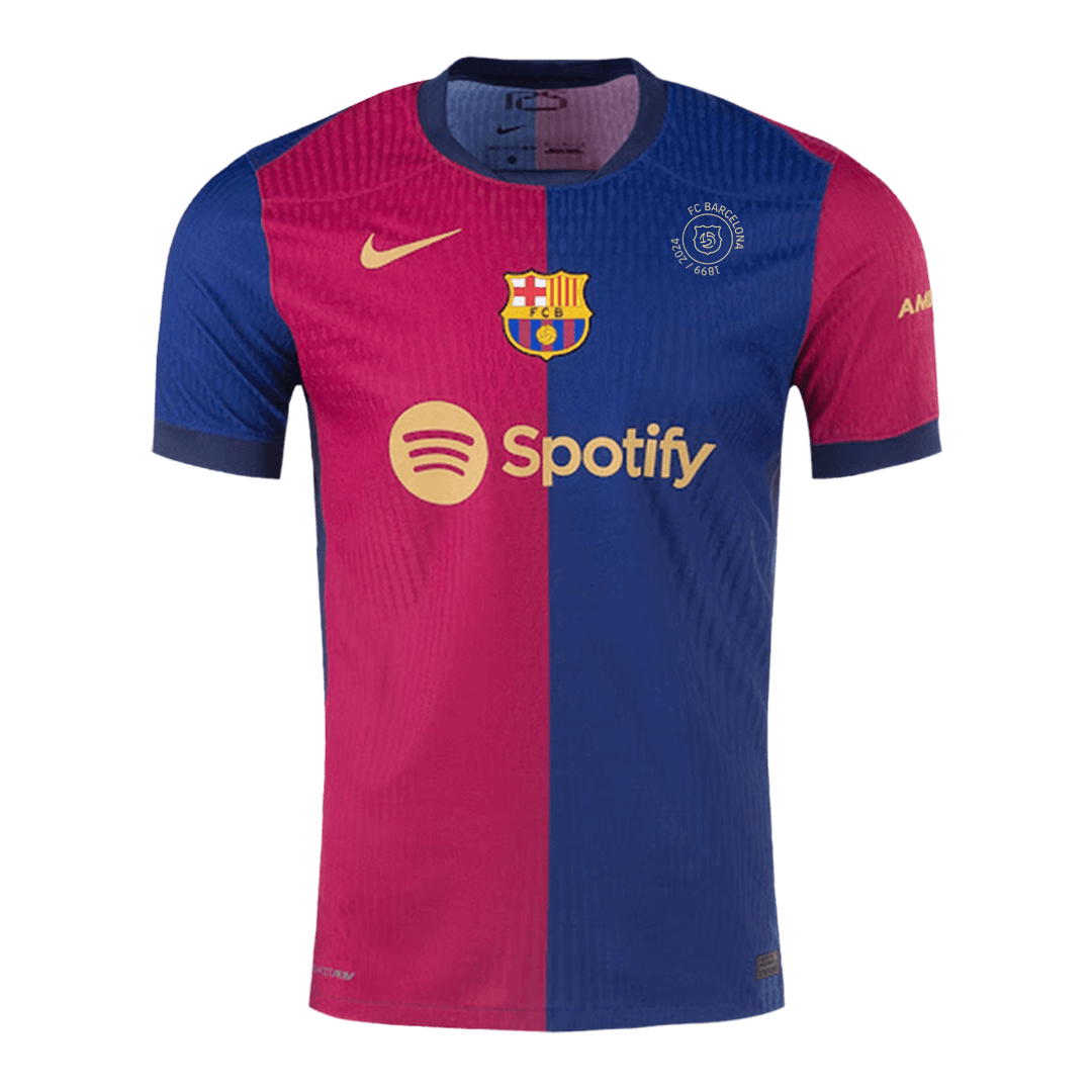 Barcelona 125th Anniversary Home Custom Player Version Soccer Jersey - bestsoccerstore