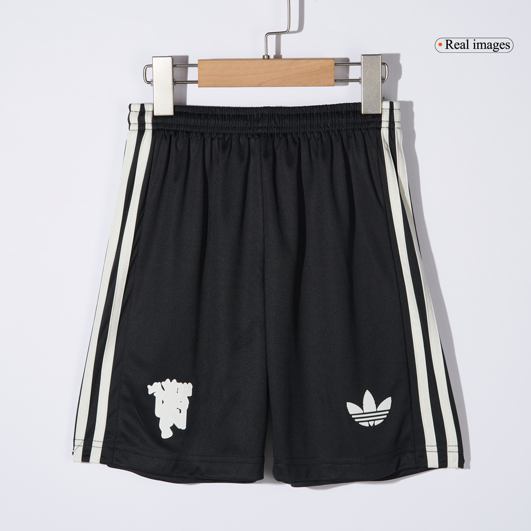 Kids Manchester United Custom Third Away Soccer Kits - bestsoccerstore