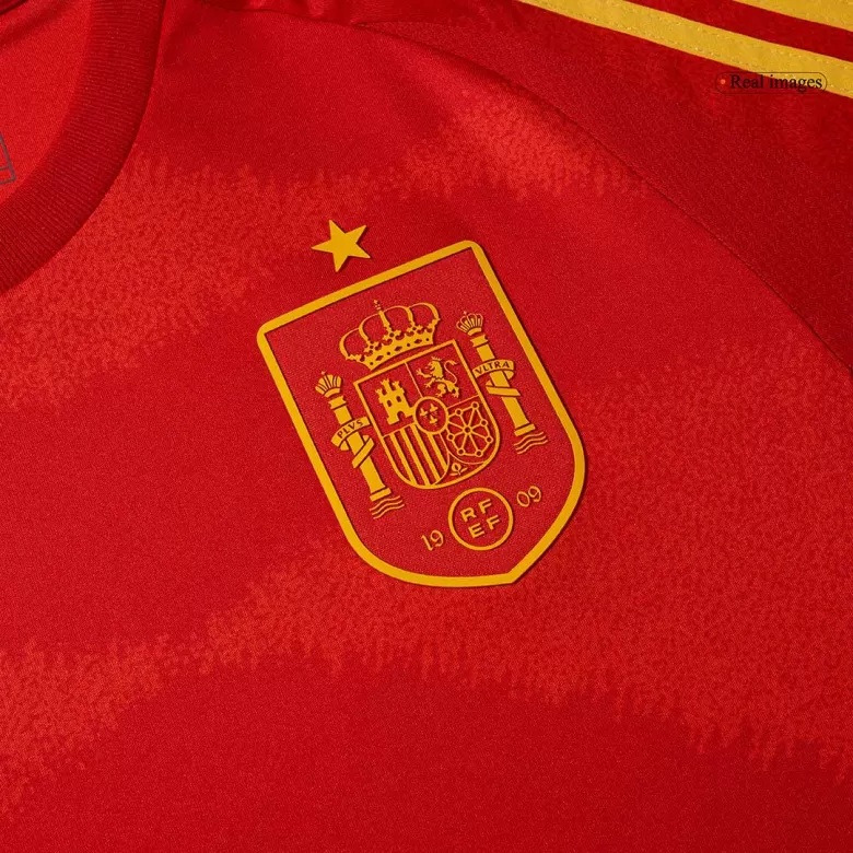 Spain Jersey Custom Soccer Jersey Home 2024 - bestsoccerstore