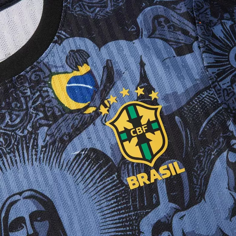 Authentic Soccer Jersey Brazil Jesus Shirt 2024 - bestsoccerstore