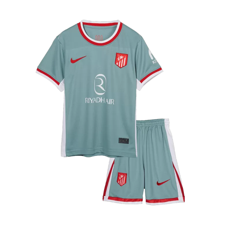 Kids Atletico Madrid Custom Away Soccer Kits 2024/25 - bestsoccerstore