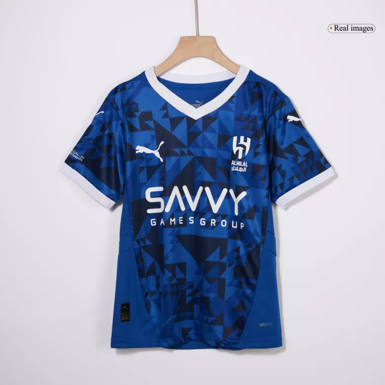 Kids Al Hilal SFC Custom Home Soccer Kits 2024/25 - bestsoccerstore