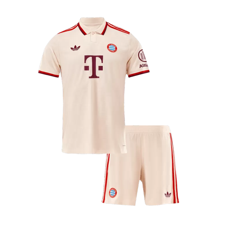 Kids Bayern Munich Custom Third Away Soccer Kits 2024/25 UCL - bestsoccerstore