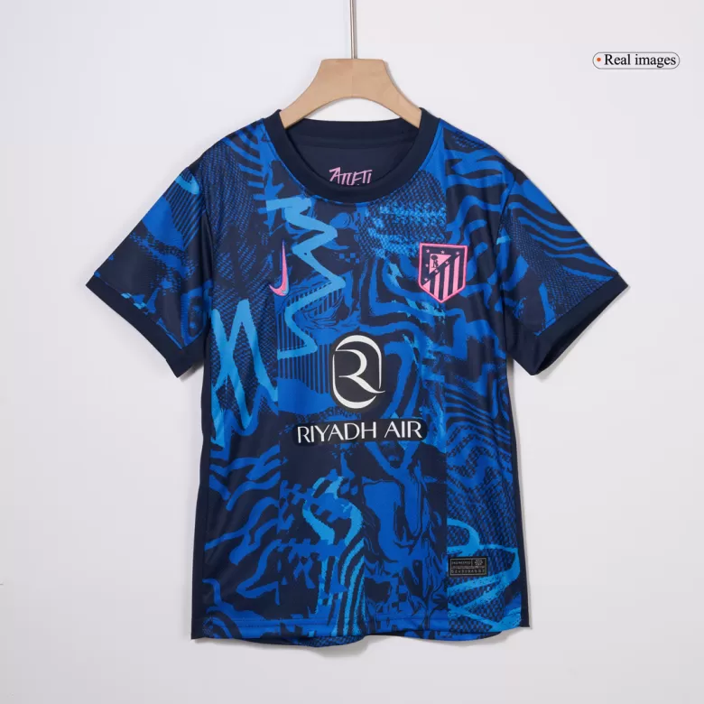 Kids Atletico Madrid Custom Third Away Soccer Kits 2024/25 - bestsoccerstore