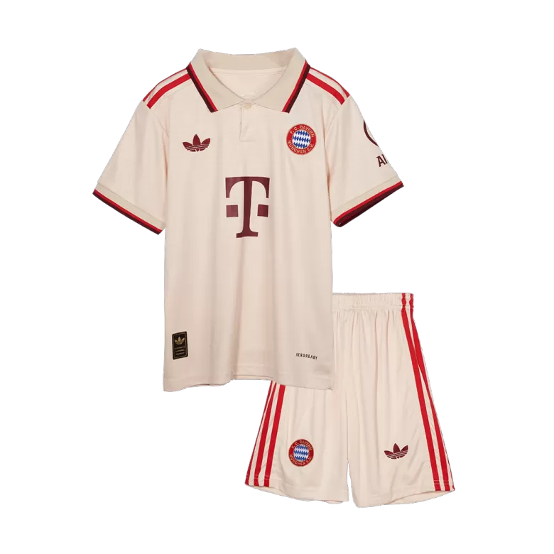 Kids Bayern Munich Custom Third Away Soccer Kits 2024/25 UCL - bestsoccerstore