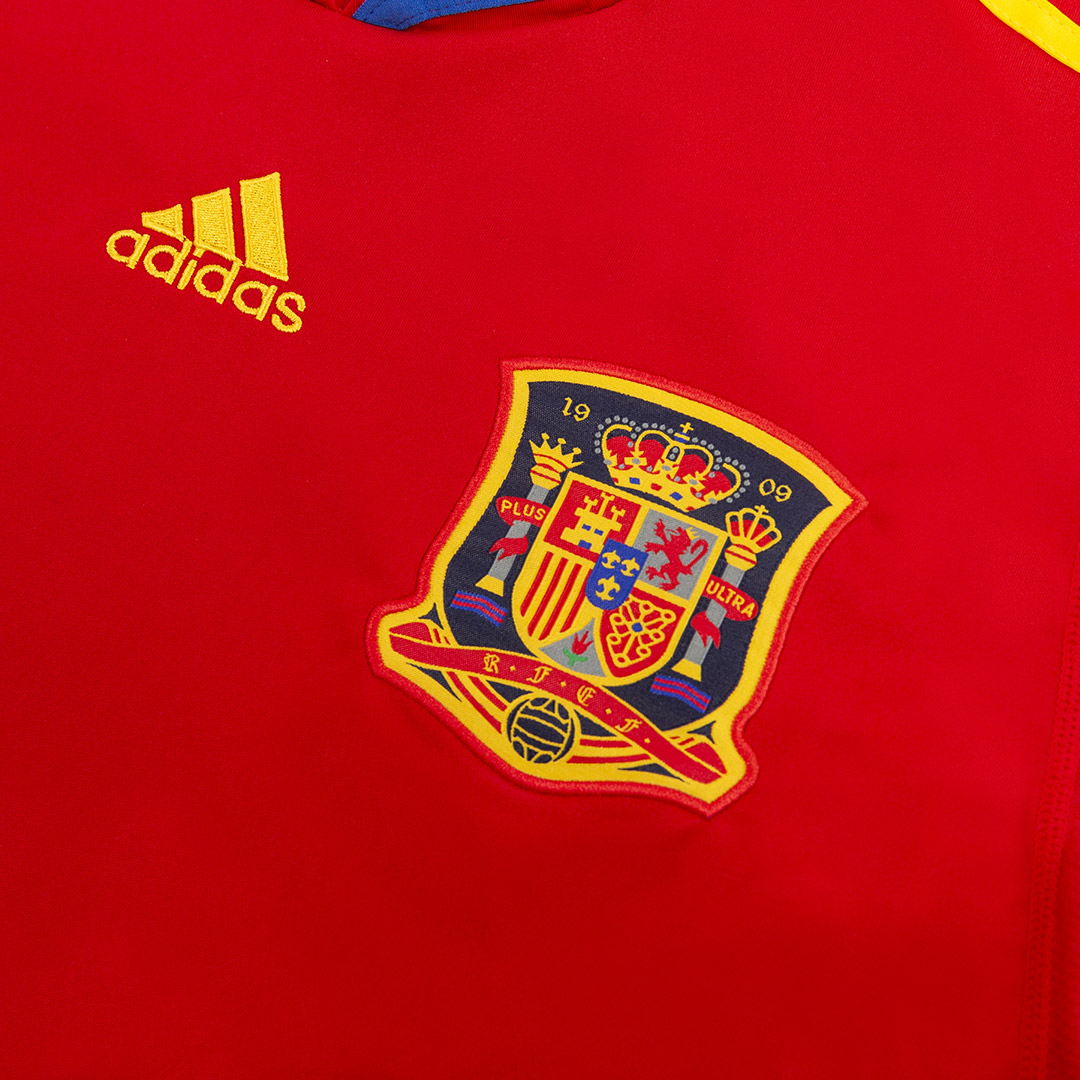 Spain Retro Jersey Home Soccer Shirt 2010 - bestsoccerstore