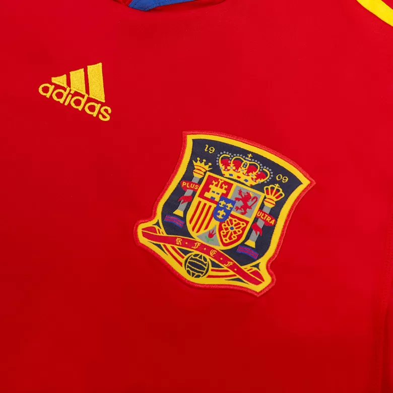 A. INIESTA #6 Spain Retro Jersey Home Soccer Shirt 2010 - bestsoccerstore