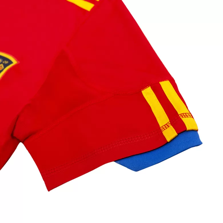 A. INIESTA #6 Spain Retro Jersey Home Soccer Shirt 2010 - bestsoccerstore