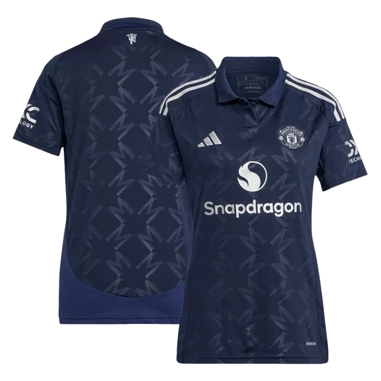 Manchester United Soccer Jersey Away Women's Custom Shirt 2024/25 - bestsoccerstore