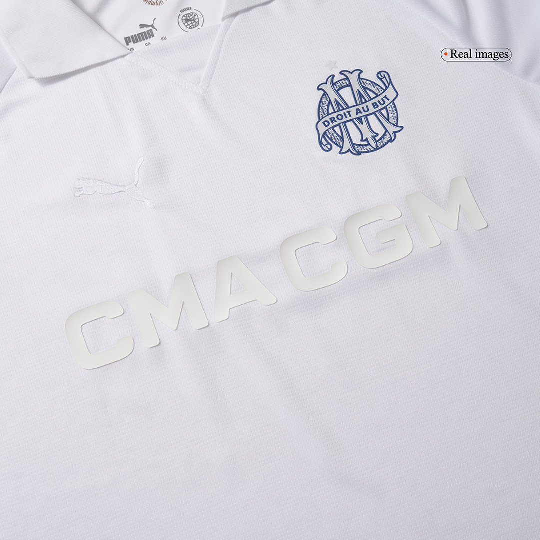 Marseille Soccer Jersey Custom Shirt 125th Anniversary - bestsoccerstore
