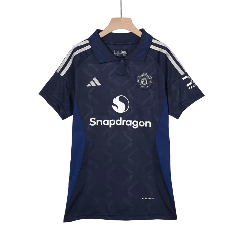 Manchester United Soccer Jersey Away Women's Custom Shirt 2024/25 - bestsoccerstore