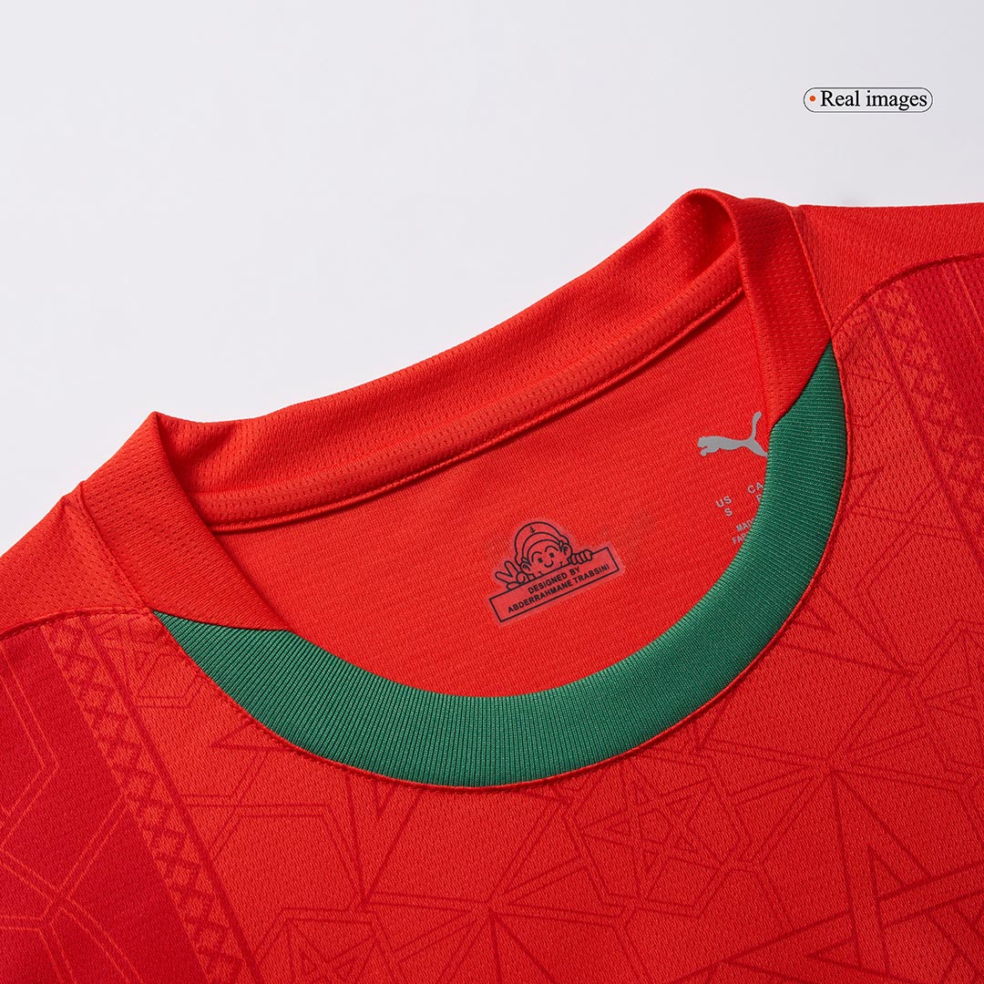 Morocco Soccer Jersey Home Shirt - bestsoccerstore
