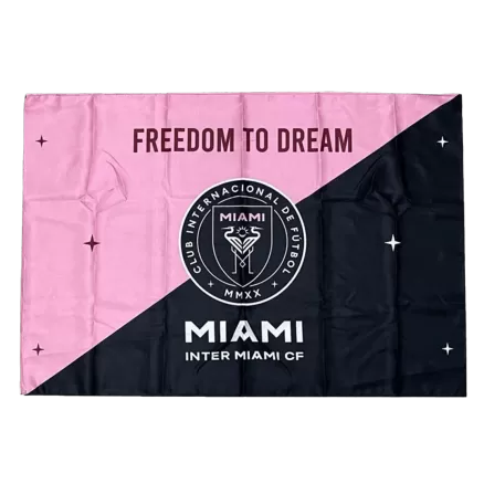 Inter Miami CF Team Flag Pink&Black - bestsoccerstore