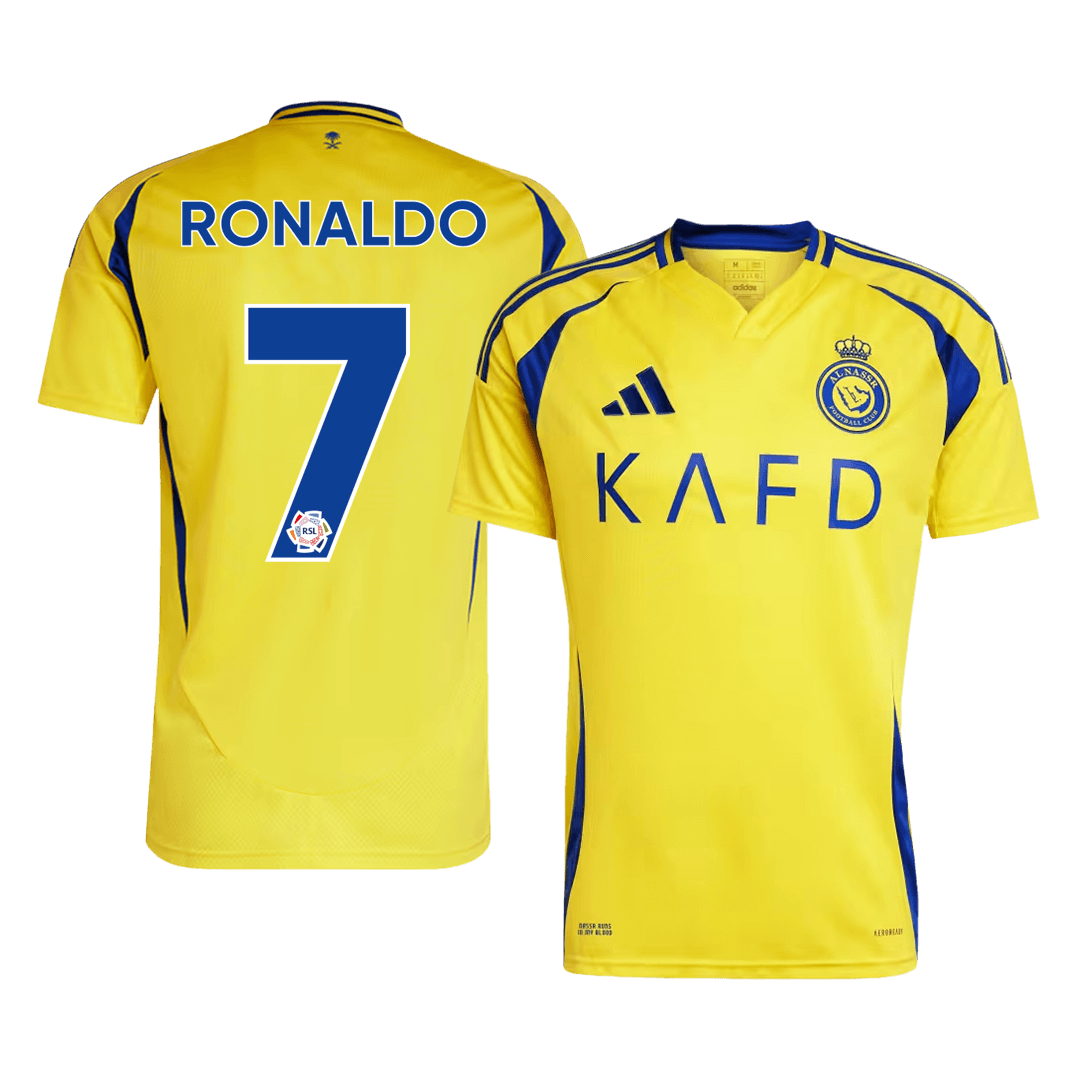 Al Nassr Jersey Custom RONALDO #7 Soccer Jersey Home - bestsoccerstore