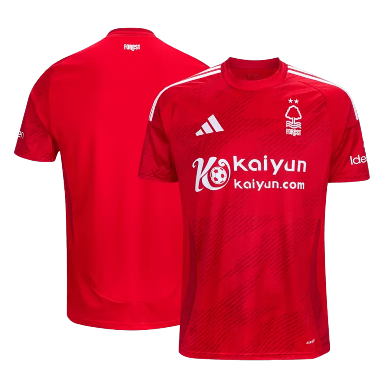 Nottingham Forest Soccer Jersey Home Custom Shirt 2024/25 - bestsoccerstore