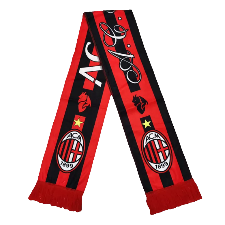 AC Milan Soccer Scarf Red - bestsoccerstore