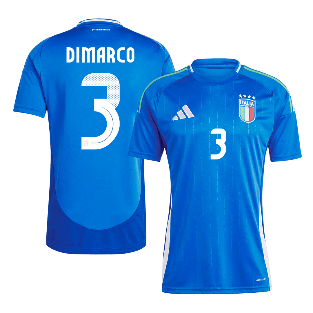 DIMARCO #3 Italy Soccer Jersey Home Custom Shirt - bestsoccerstore