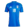 BARELLA #18 Italy Soccer Jersey Home Custom Shirt 2024 - bestsoccerstore
