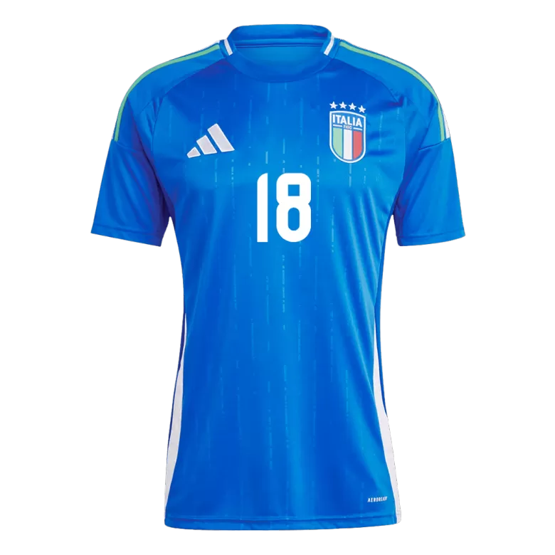 BARELLA #18 Italy Soccer Jersey Home Custom Shirt 2024 - bestsoccerstore