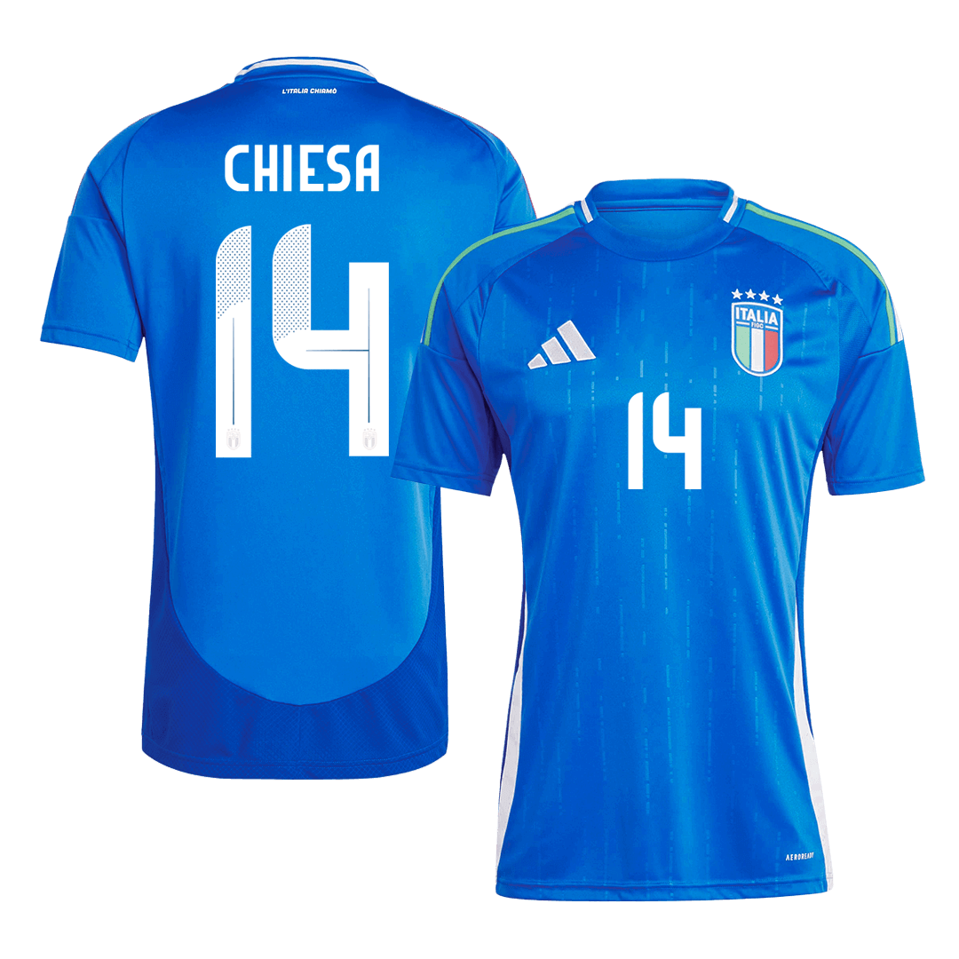 CHIESA #14 Italy Soccer Jersey Home Custom Shirt - bestsoccerstore