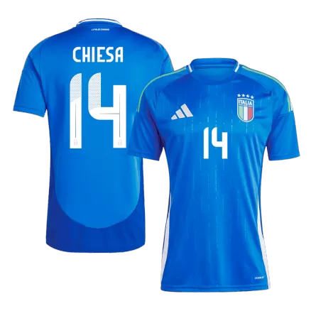 CHIESA #14 Italy Soccer Jersey Home Custom Shirt 2024 - bestsoccerstore