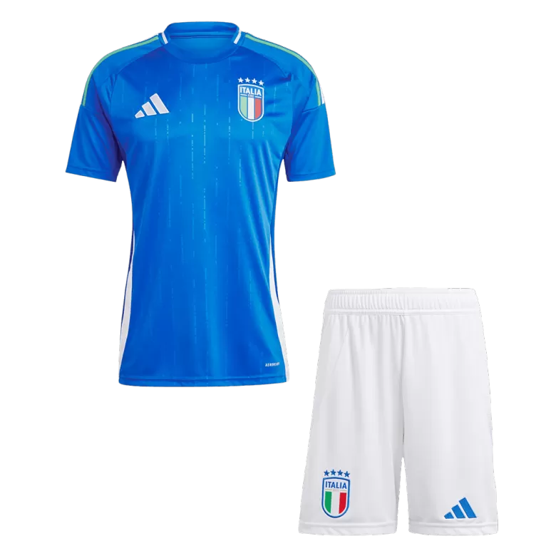 Italy Home Soccer Uniform Kits Euro 2024 Blue - bestsoccerstore