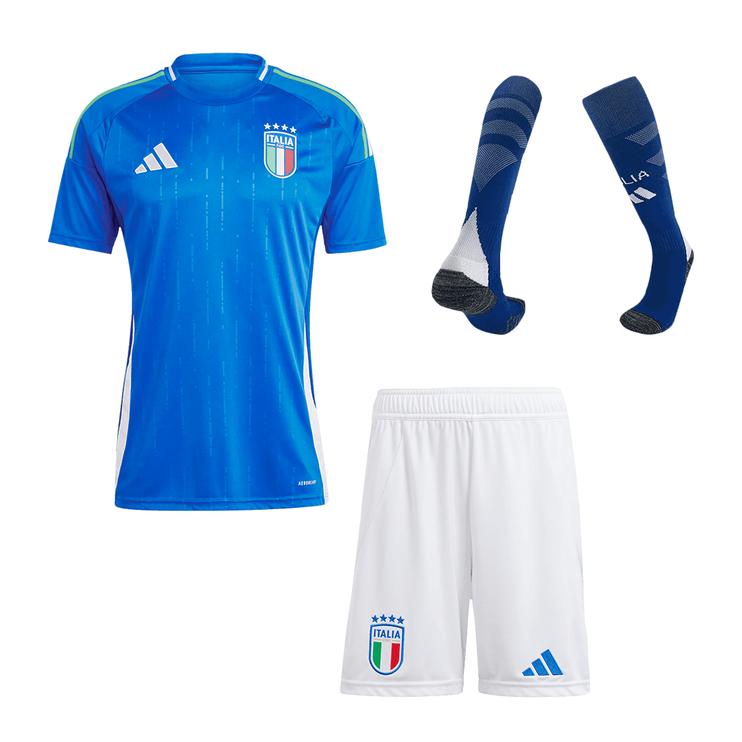 Italy Home Custom Full Soccer Kit - bestsoccerstore