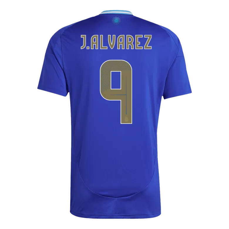 J.ALVAREZ #9 Argentina Soccer Jersey Away Custom Shirt 2024 - bestsoccerstore